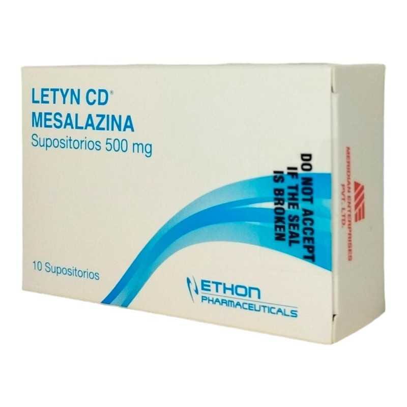 Letyn CD x 10 Supositorios "Ley Cenabast" ETHON
